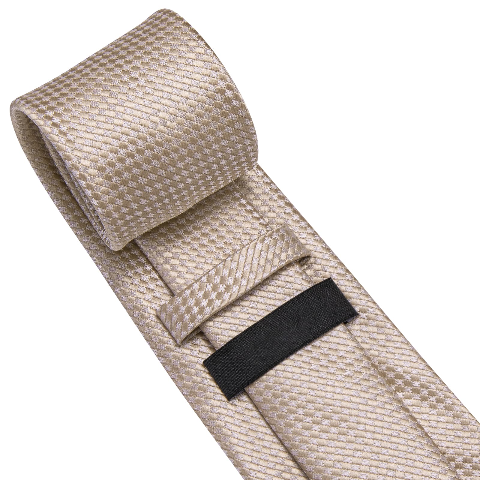 GentCrest Red Plaid Tie Hanky Cufflinks Set - Image 5