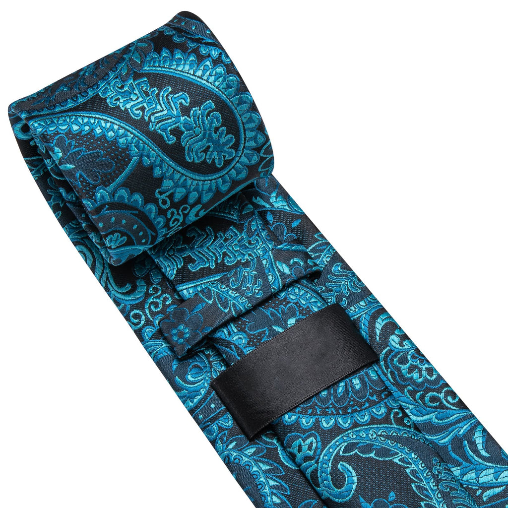 GentCrest Classic Paisley Tie Hanky Cufflinks Set - Image 5