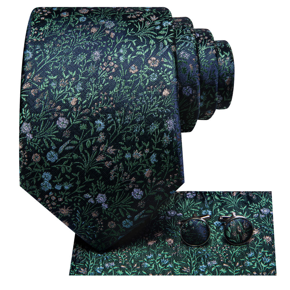 GentCrest Blue Floral Tie Sets - Image 2