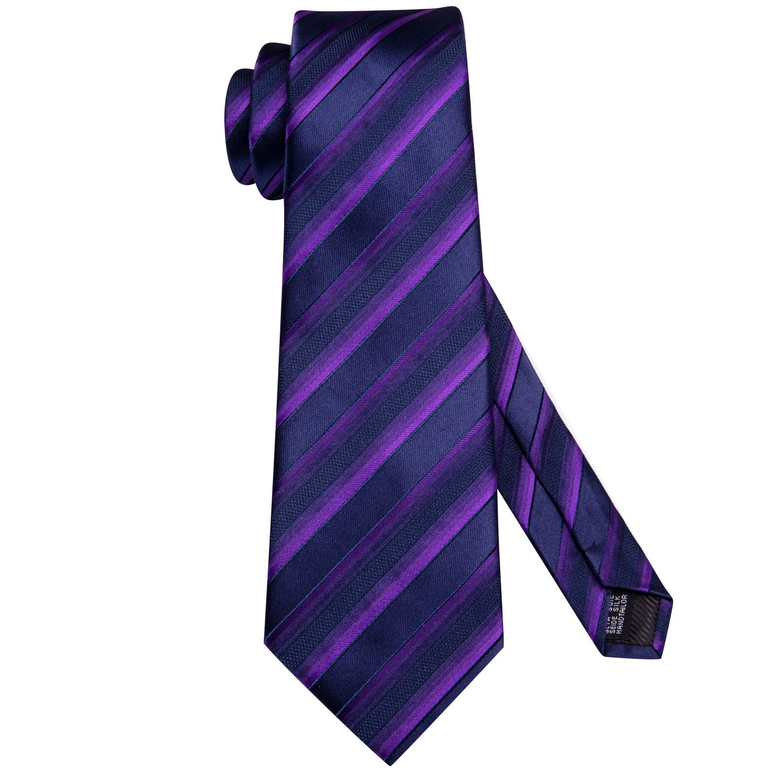 GentCrest Blue Striped Tie Hanky Cufflinks Set - Image 4