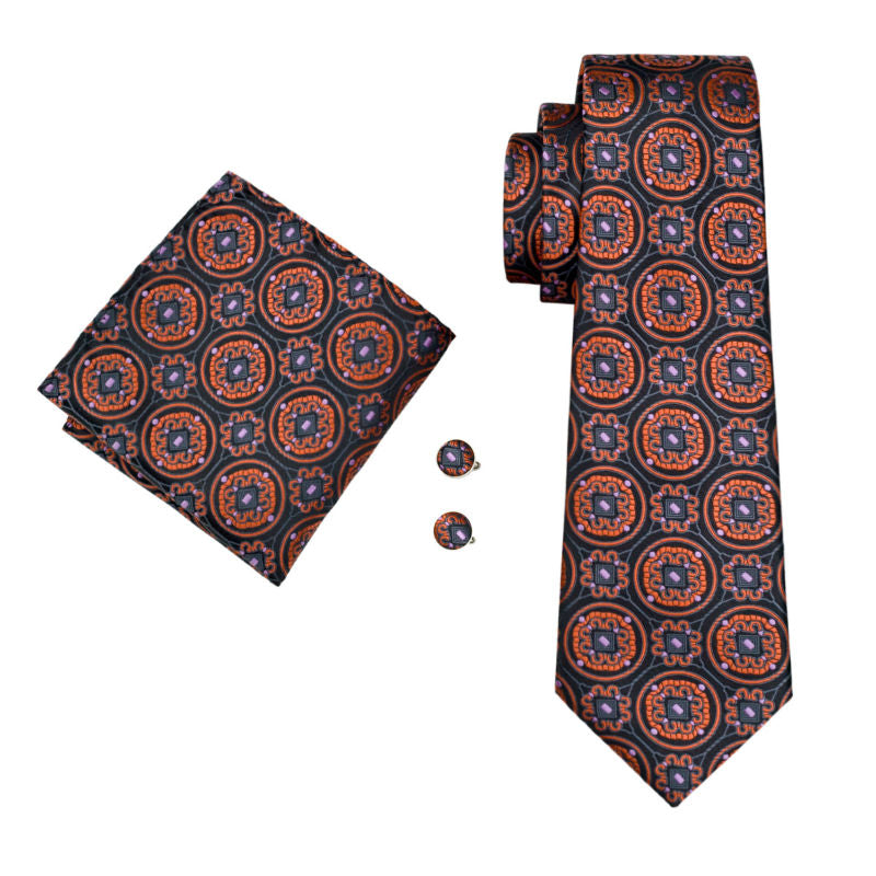 Roswell Silk Tie Set - GentCrest - View 2