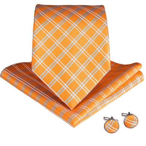 Surface Of Saturn Silk Tie Set - GentCrest - View 2