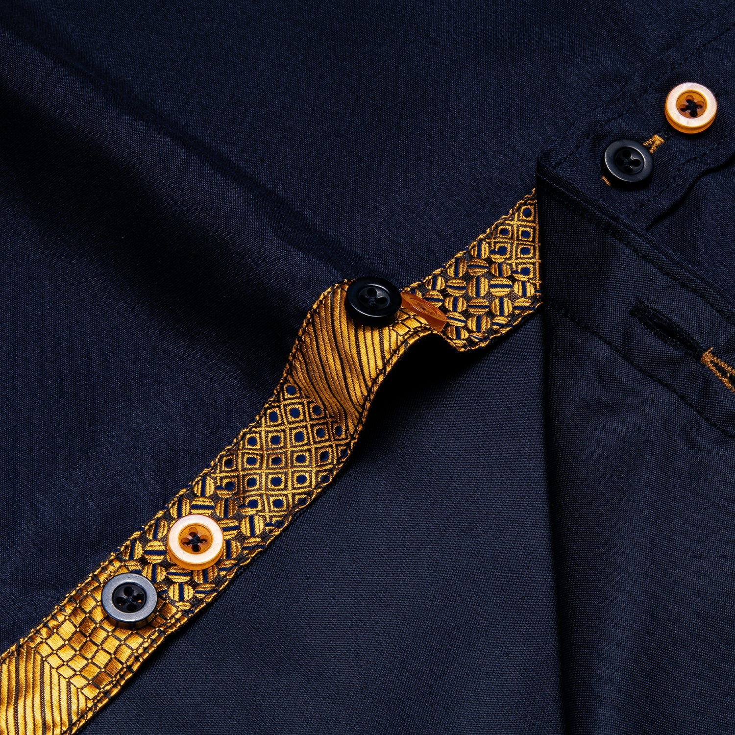 Black Elegant Dress Shirt - GentCrest - View 3