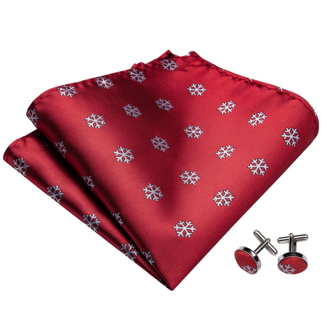 Snowflakes Bow Tie Set - GentCrest - View 4