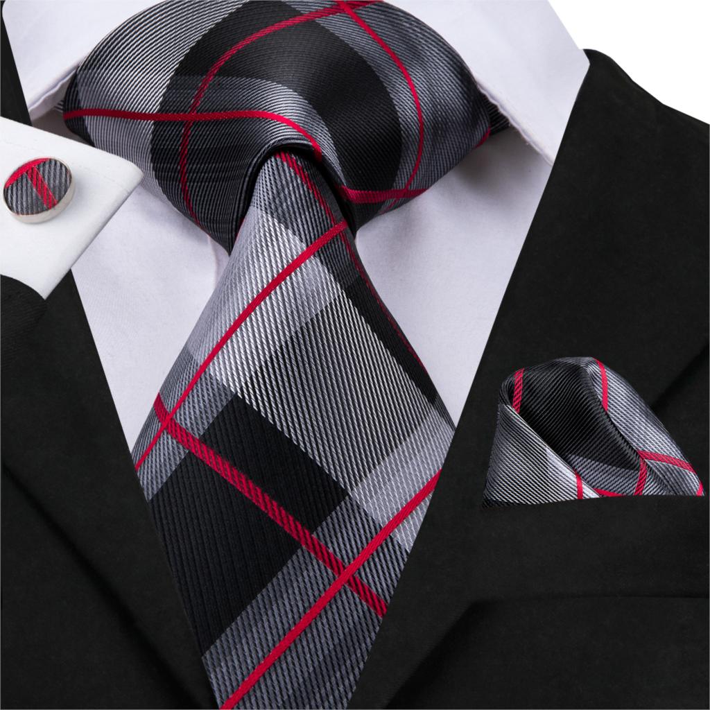 Hooded Crow Silk Tie Set - GentCrest - View 4