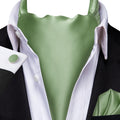 GentCrest Green Solid Ascot - Image 1