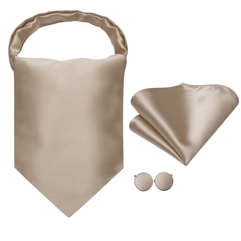 GentCrest Champagne Solid Ascot - Image 2