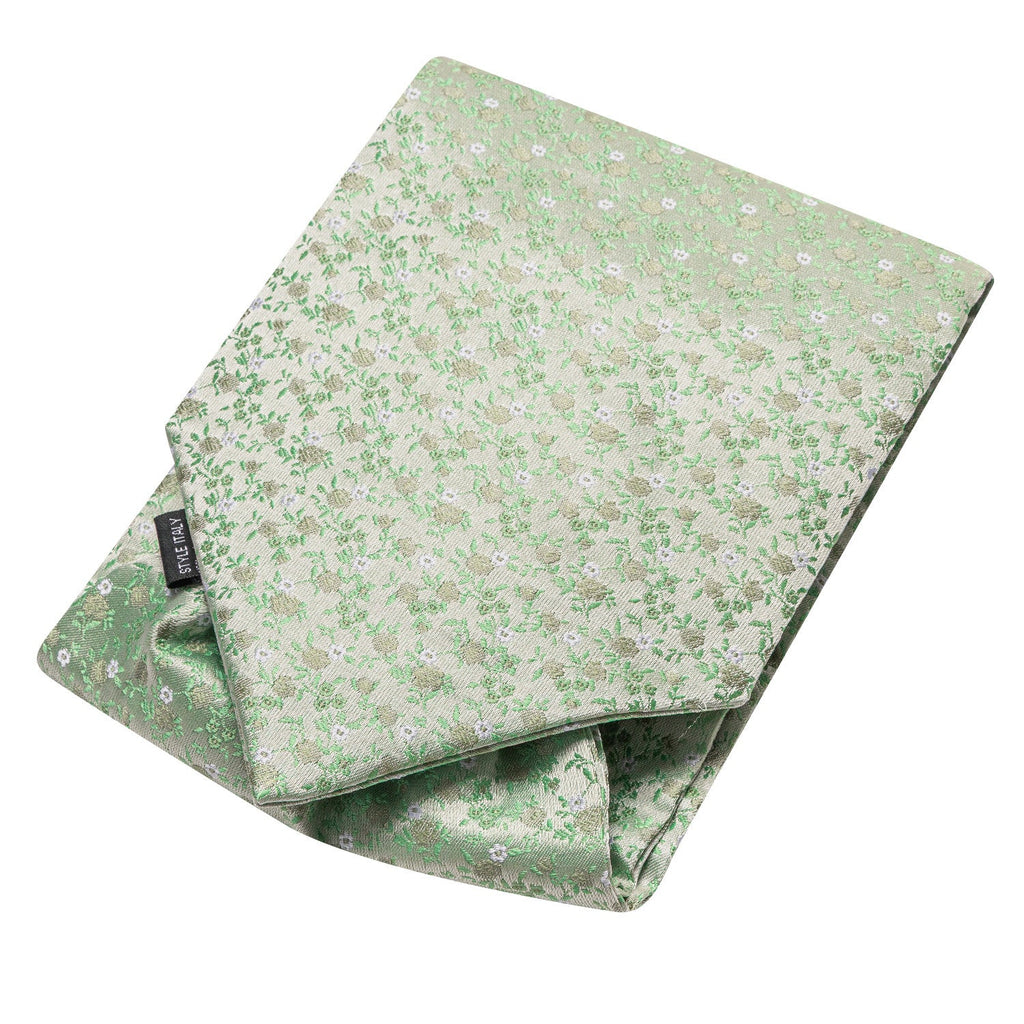 GentCrest Green Floral Ascot - Image 4