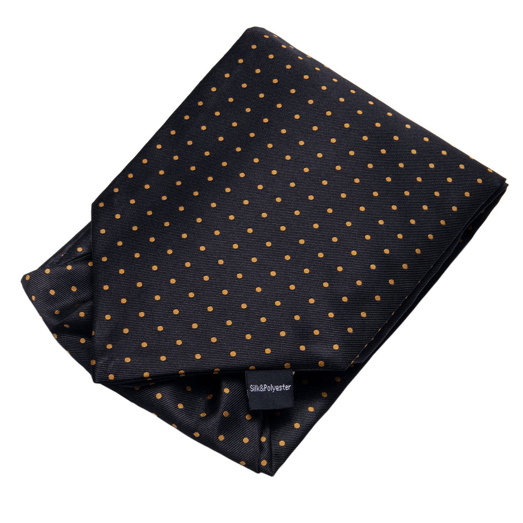 GentCrest Black Polka Dot Ascot - Image 4