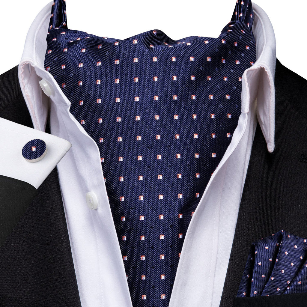 GentCrest Blue Geometric Ascot - Image 1