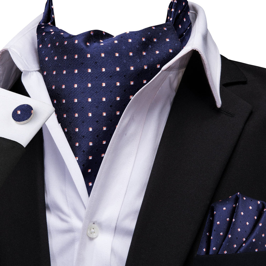 GentCrest Blue Geometric Ascot - Image 2