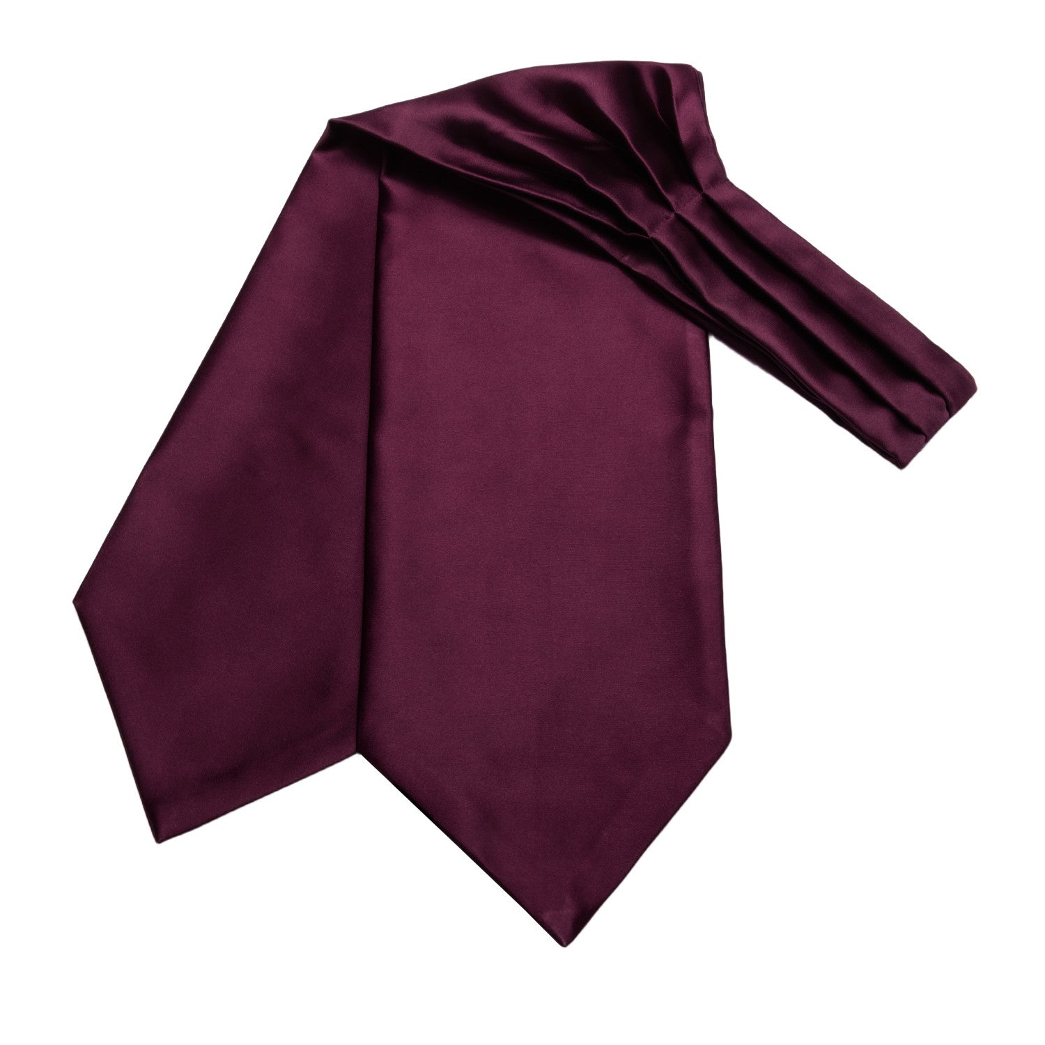 GentCrest Burgundy Solid Ascot - Image 5