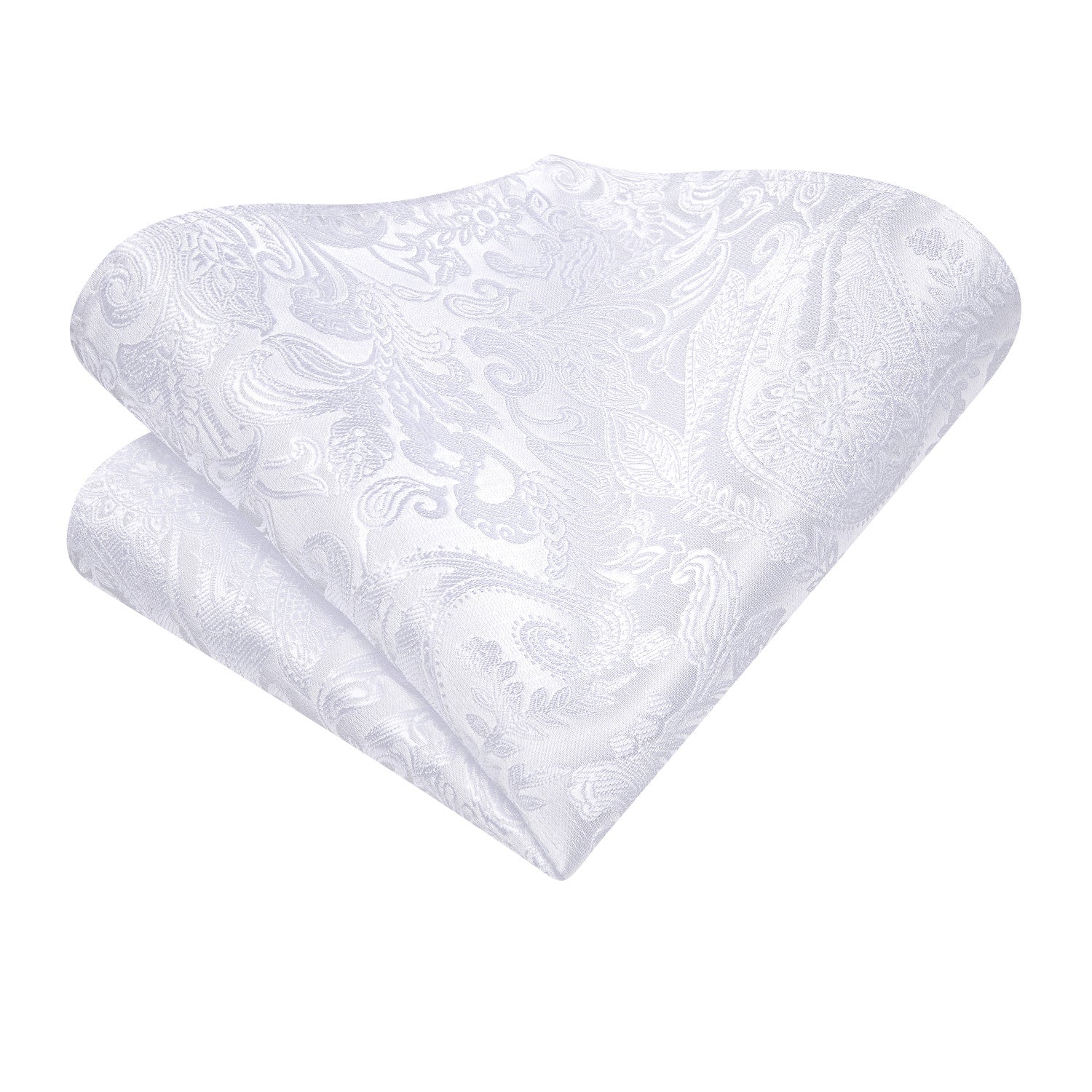 GentCrest White Paisley Ascot - Image 6