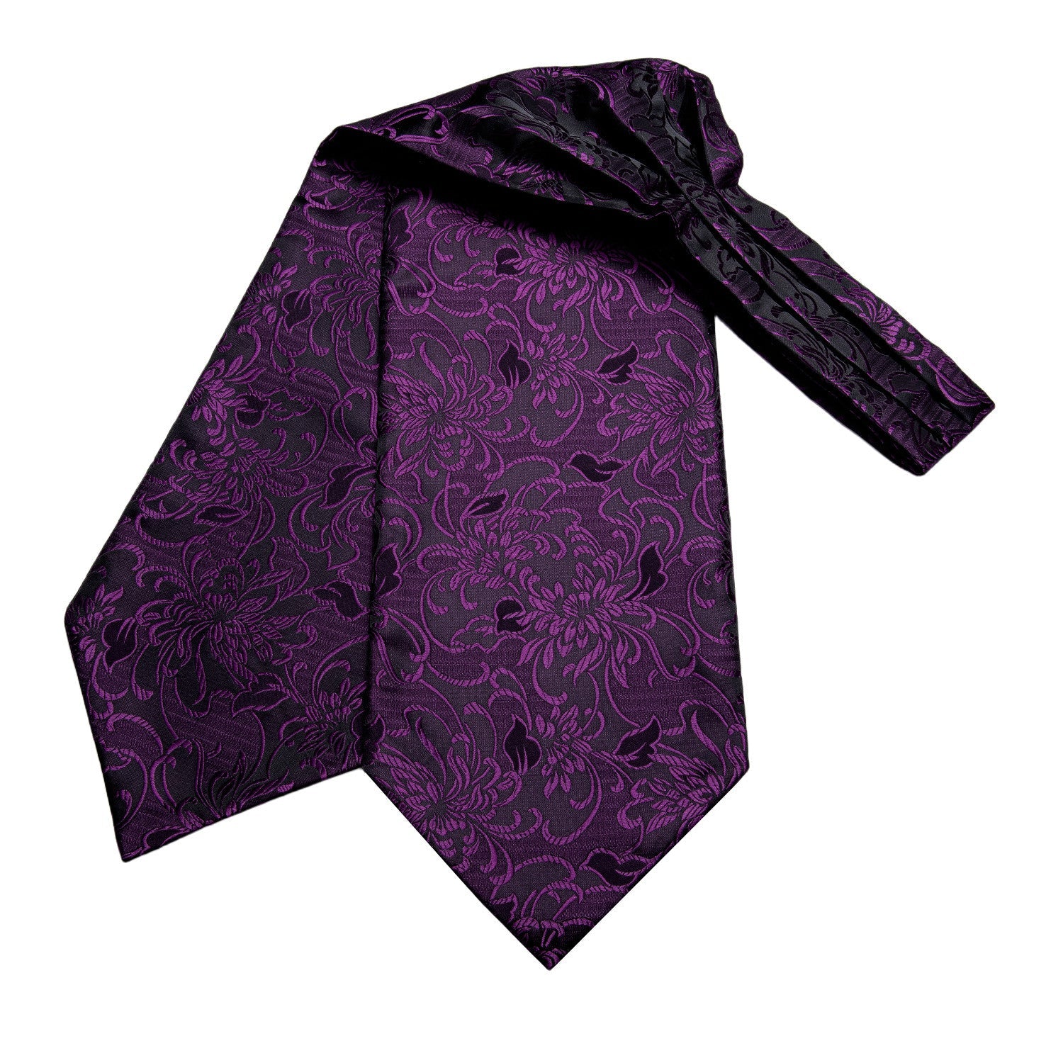 GentCrest Purple Paisley Ascot - Image 5