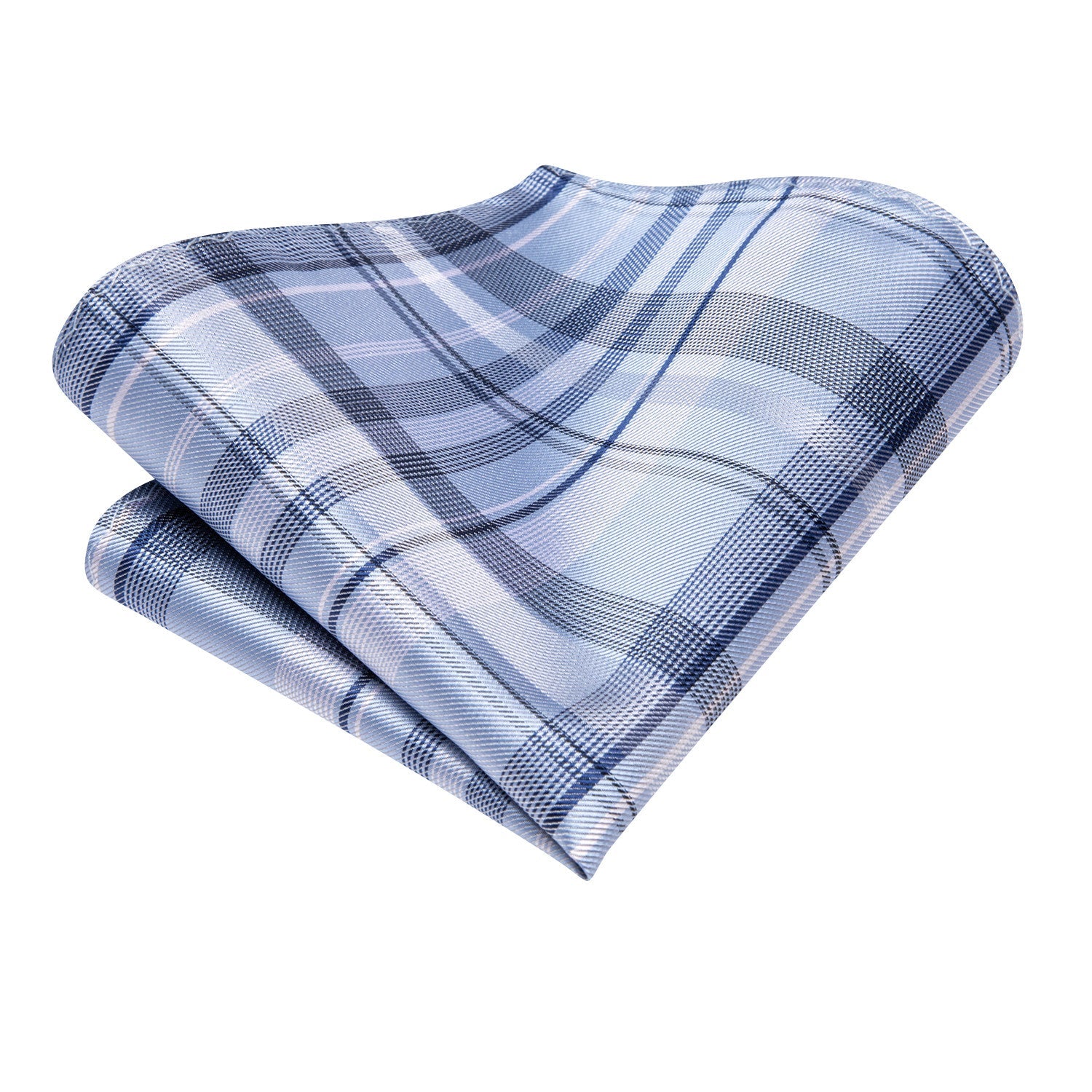 GentCrest Blue Plaid Ascot - Image 6