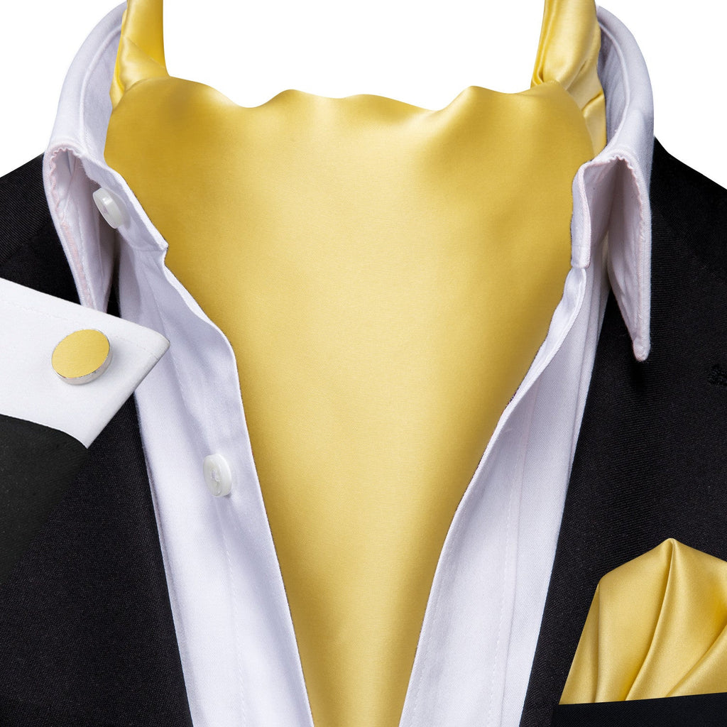 GentCrest Gold Solid Ascot - Image 1