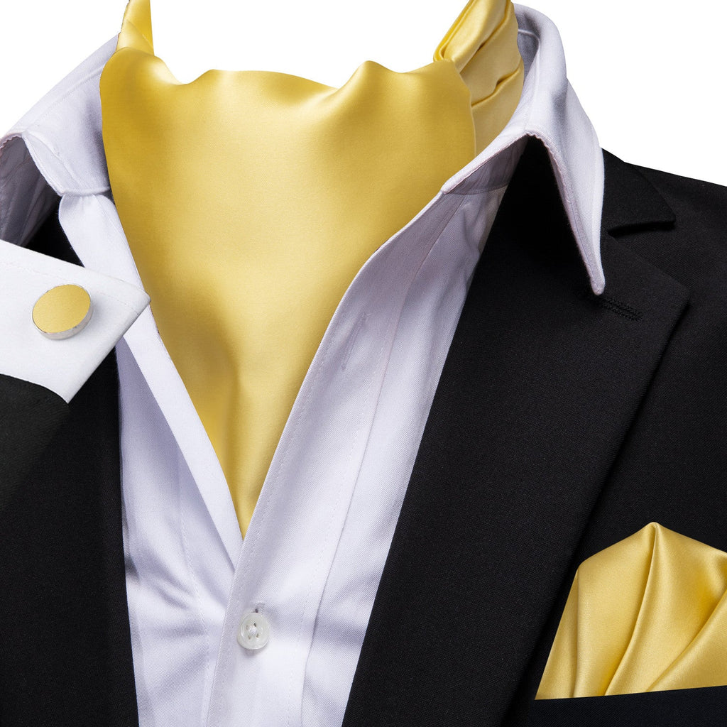 GentCrest Gold Solid Ascot - Image 3