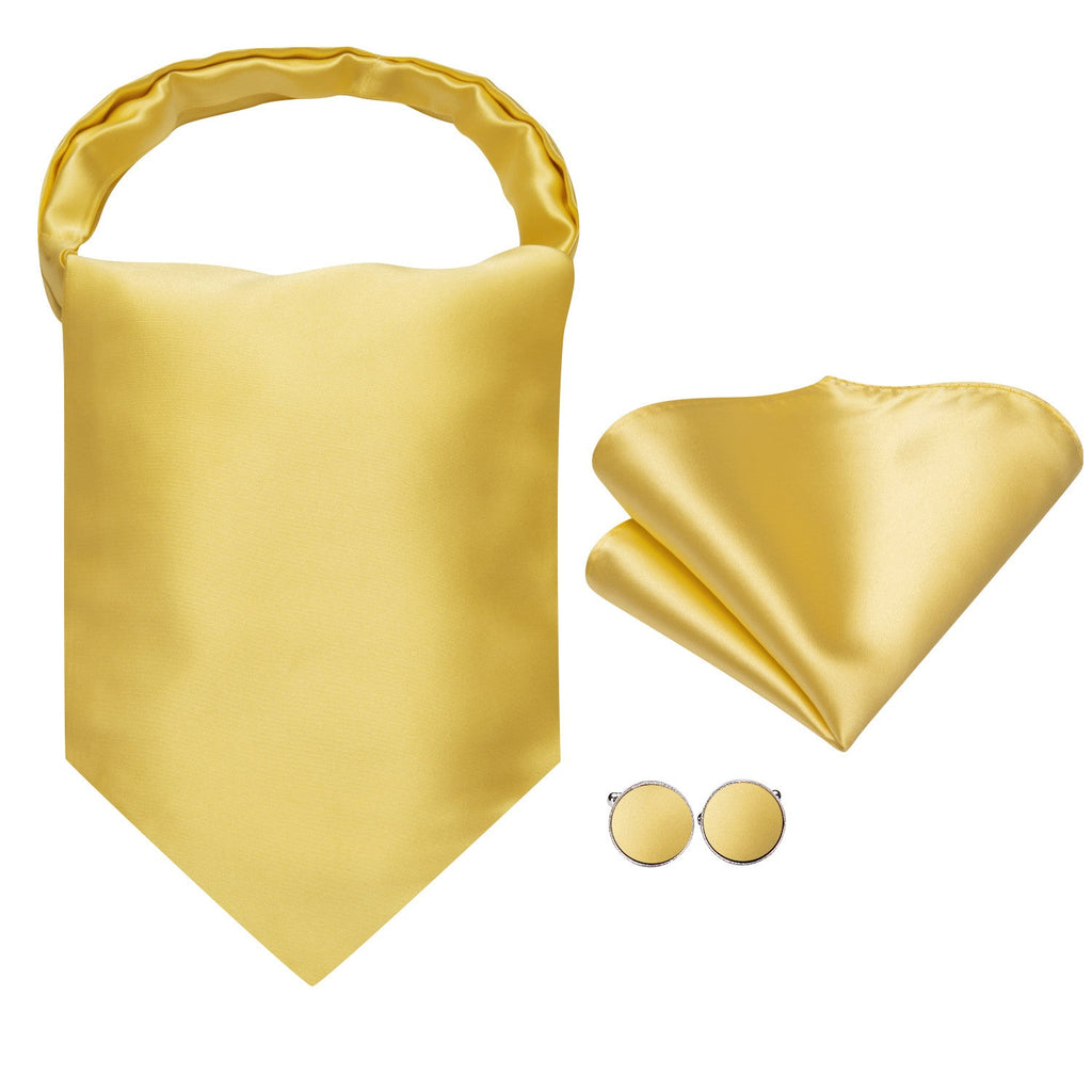 GentCrest Gold Solid Ascot - Image 2