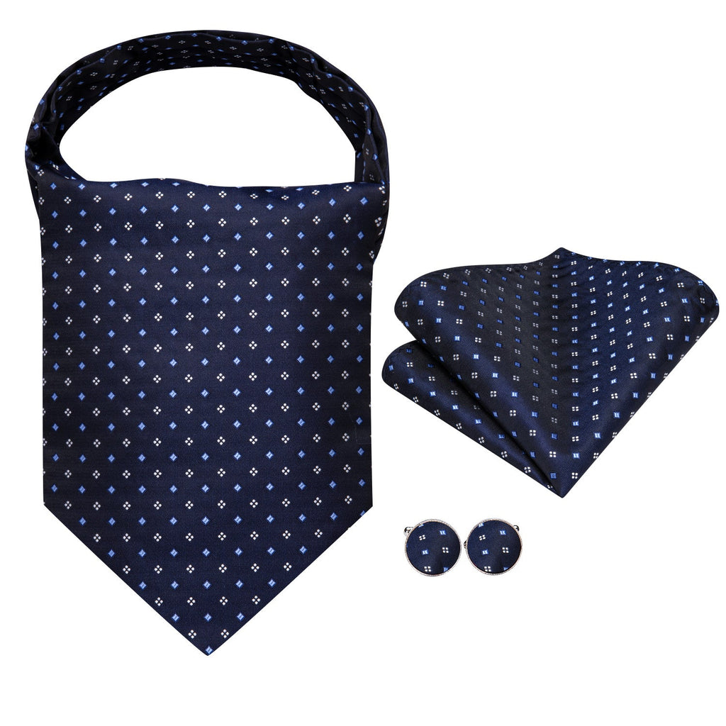 GentCrest Blue Geometric Ascot - Image 2