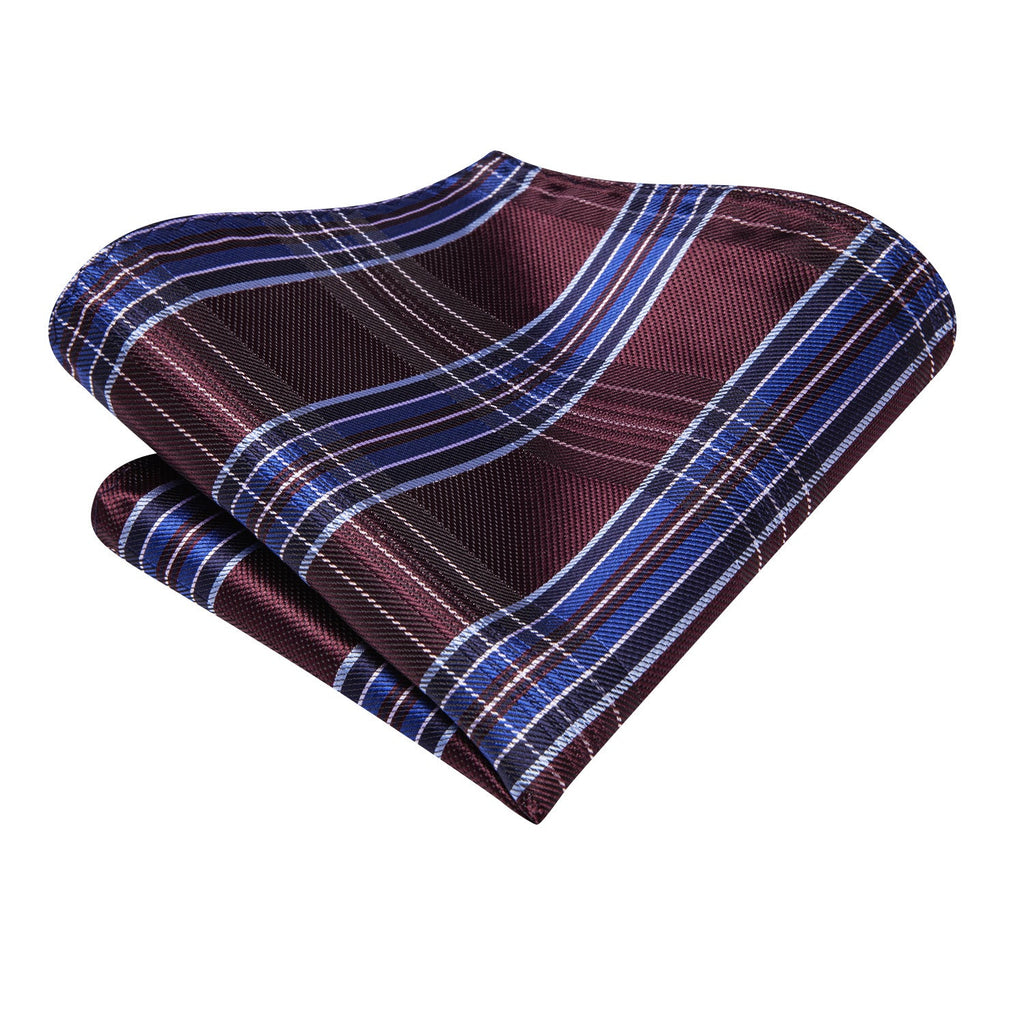 GentCrest Burgundy Plaid Ascot - Image 6