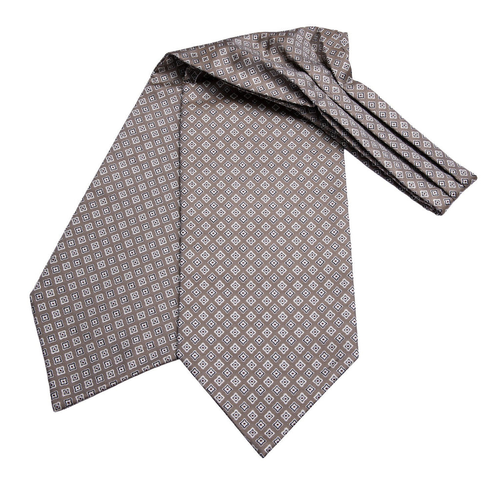 GentCrest Grey Geometric Ascot - Image 4