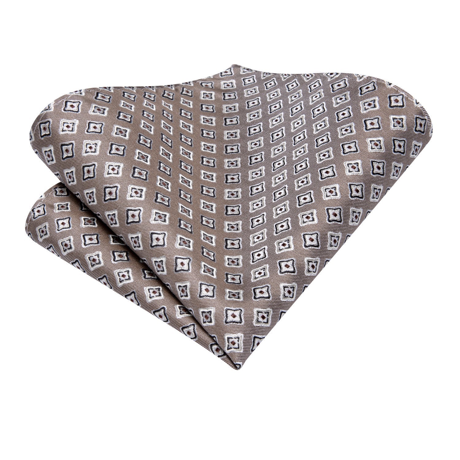 GentCrest Grey Geometric Ascot - Image 6