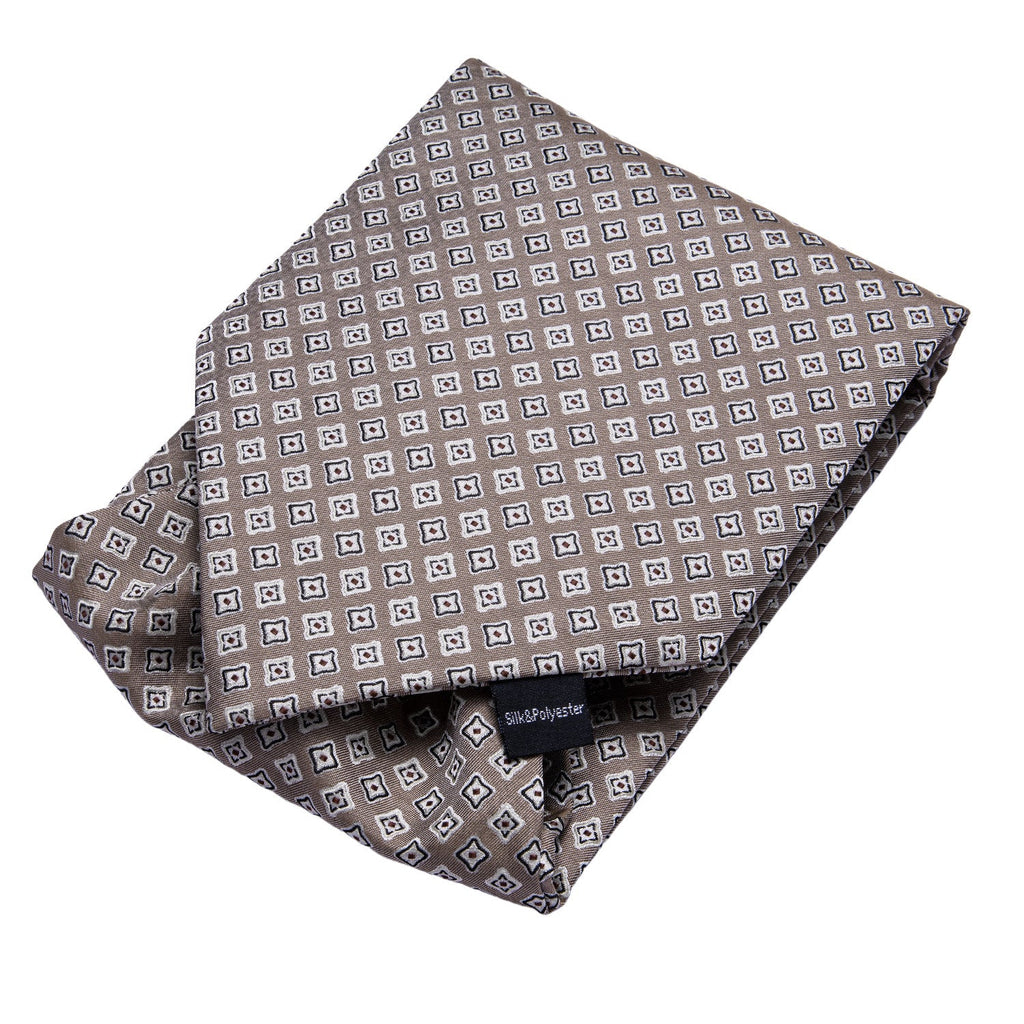 GentCrest Grey Geometric Ascot - Image 5