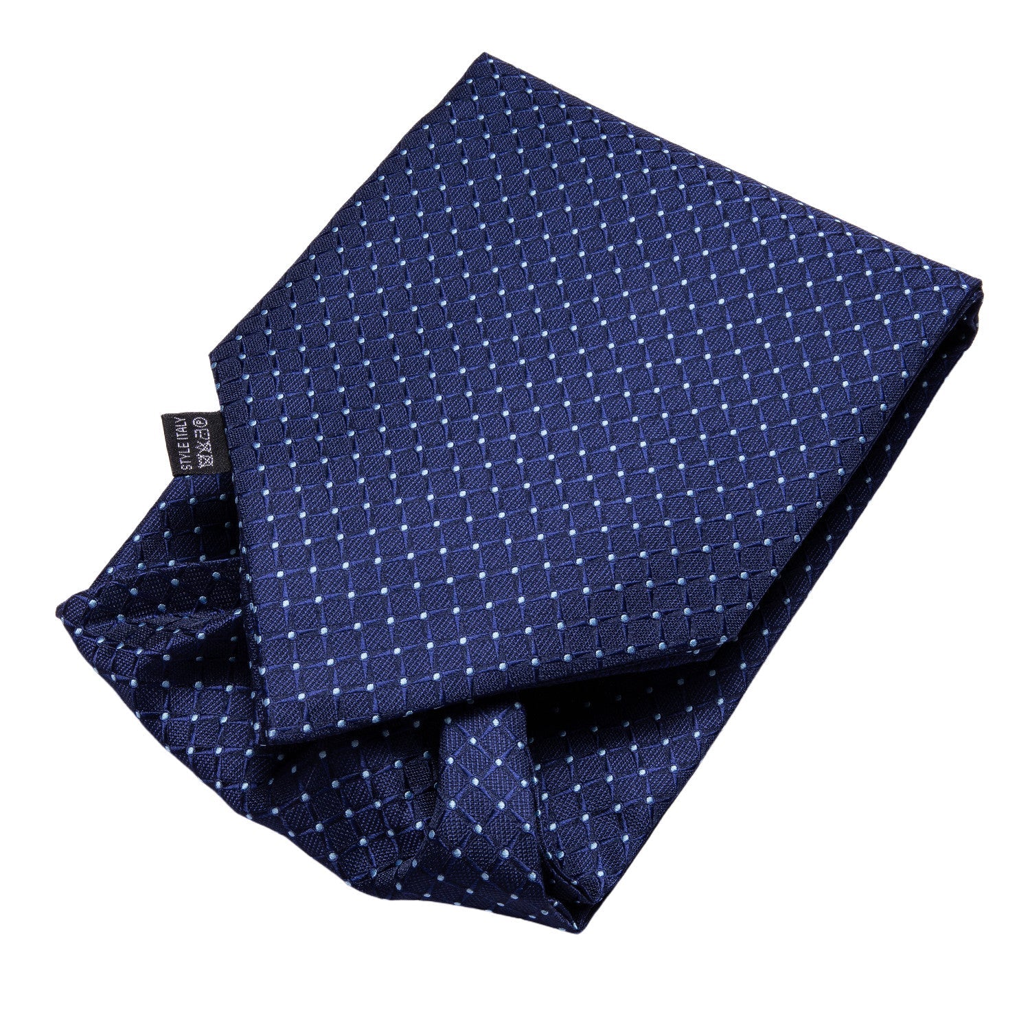 GentCrest Blue Plaid Ascot - Image 4