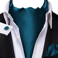 GentCrest Blue Solid Ascot - Image 1