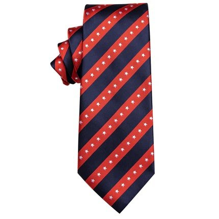GentCrest Blue Striped Tie Hanky Cufflinks Set - Image 2