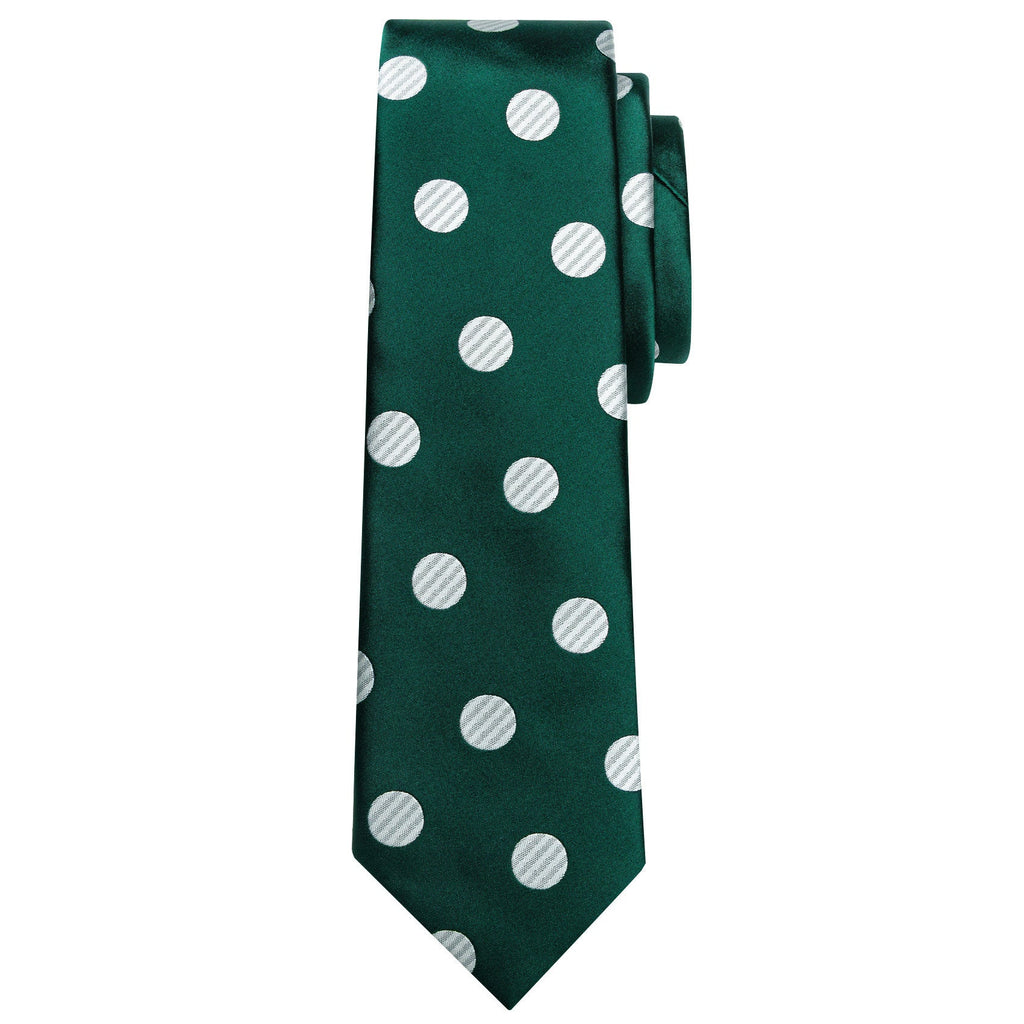 GentCrest Green Polka Dot Tie Hanky Cufflinks Set - Image 4