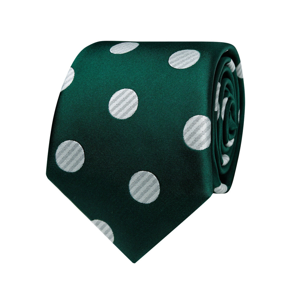 GentCrest Green Polka Dot Tie Hanky Cufflinks Set - Image 5