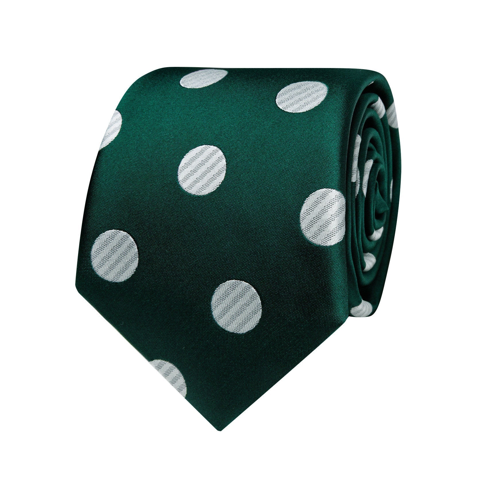 GentCrest Green Polka Dot Tie Hanky Cufflinks Set - Image 5