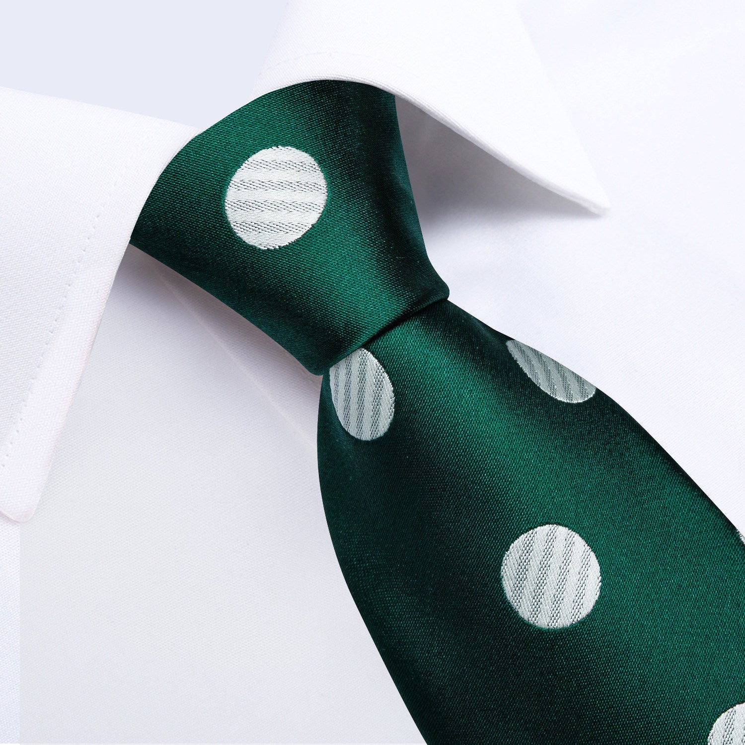 GentCrest Green Polka Dot Tie Hanky Cufflinks Set - Image 3
