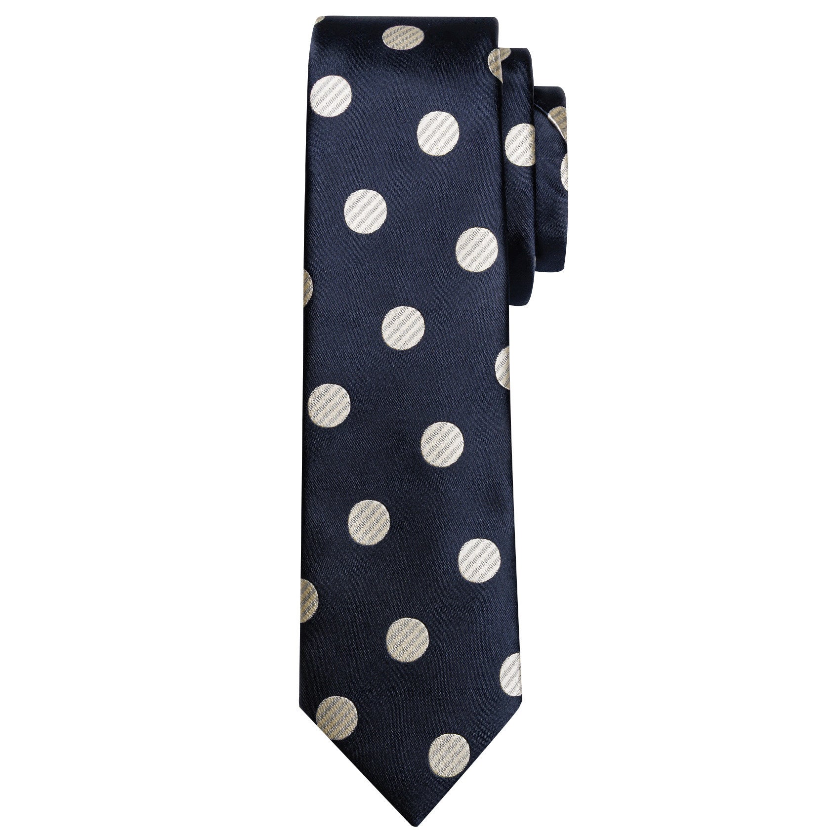 GentCrest Blue Polka Dot Tie Hanky Cufflinks Set - Image 4