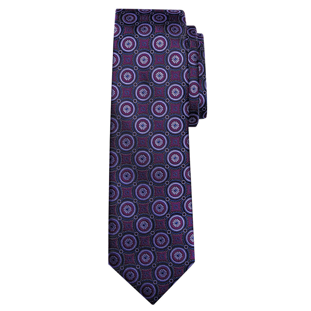GentCrest Purple Polka Dot Tie Hanky Cufflinks Set - Image 4