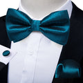 GentCrest Blue Textured Bowtie Set - Image 1
