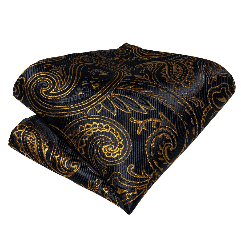 GentCrest Black Paisley Bowtie Set - Image 4