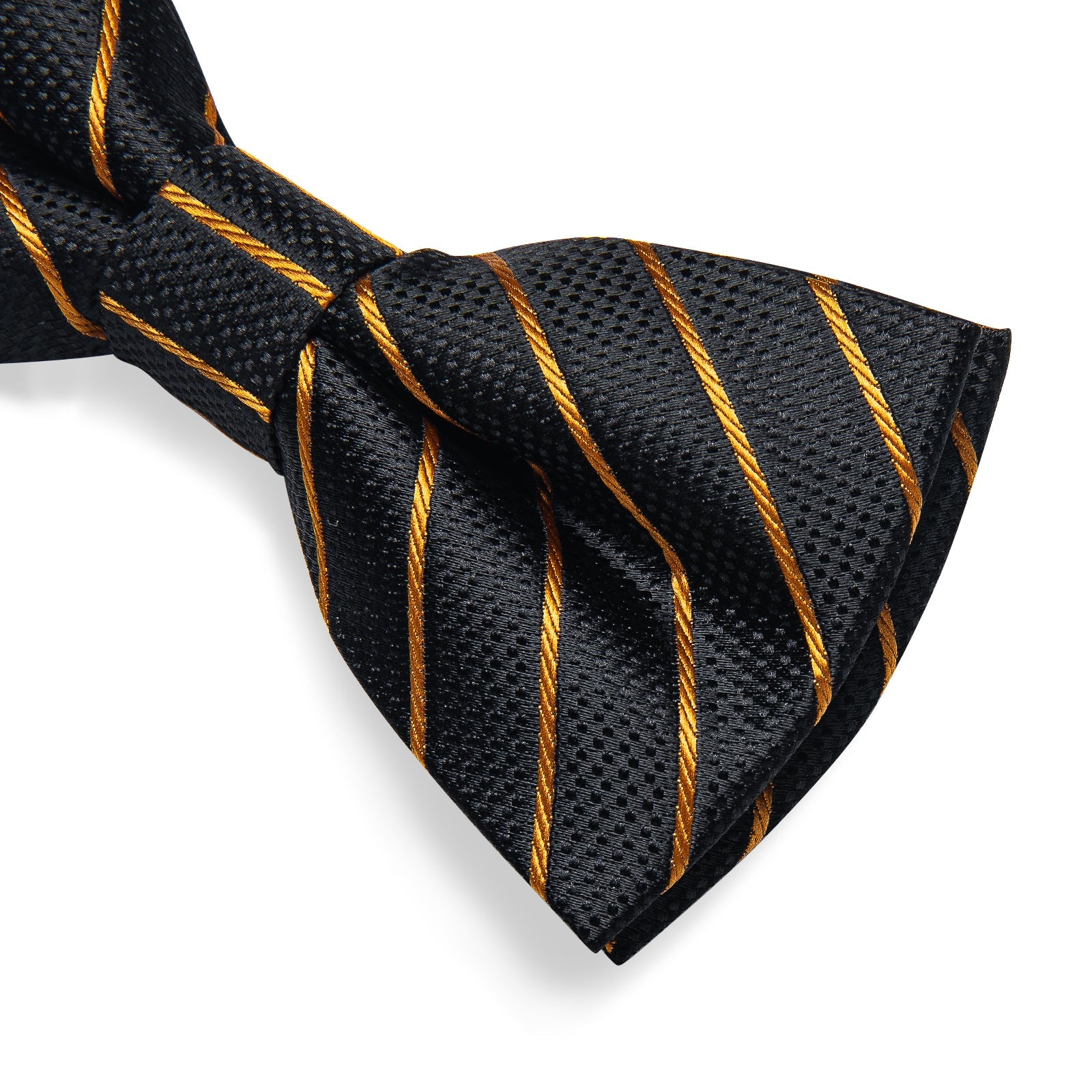 GentCrest Black Striped Bowtie Set - Image 5