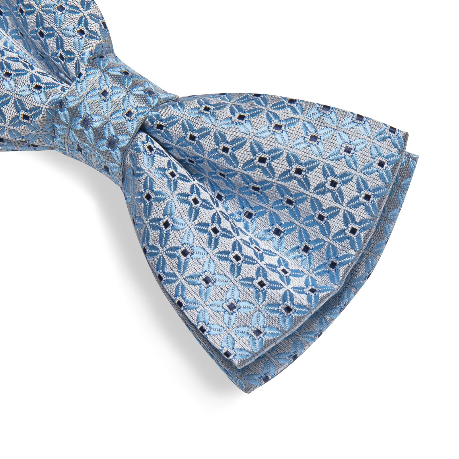 GentCrest Blue Geometric Bowtie Set - Image 5