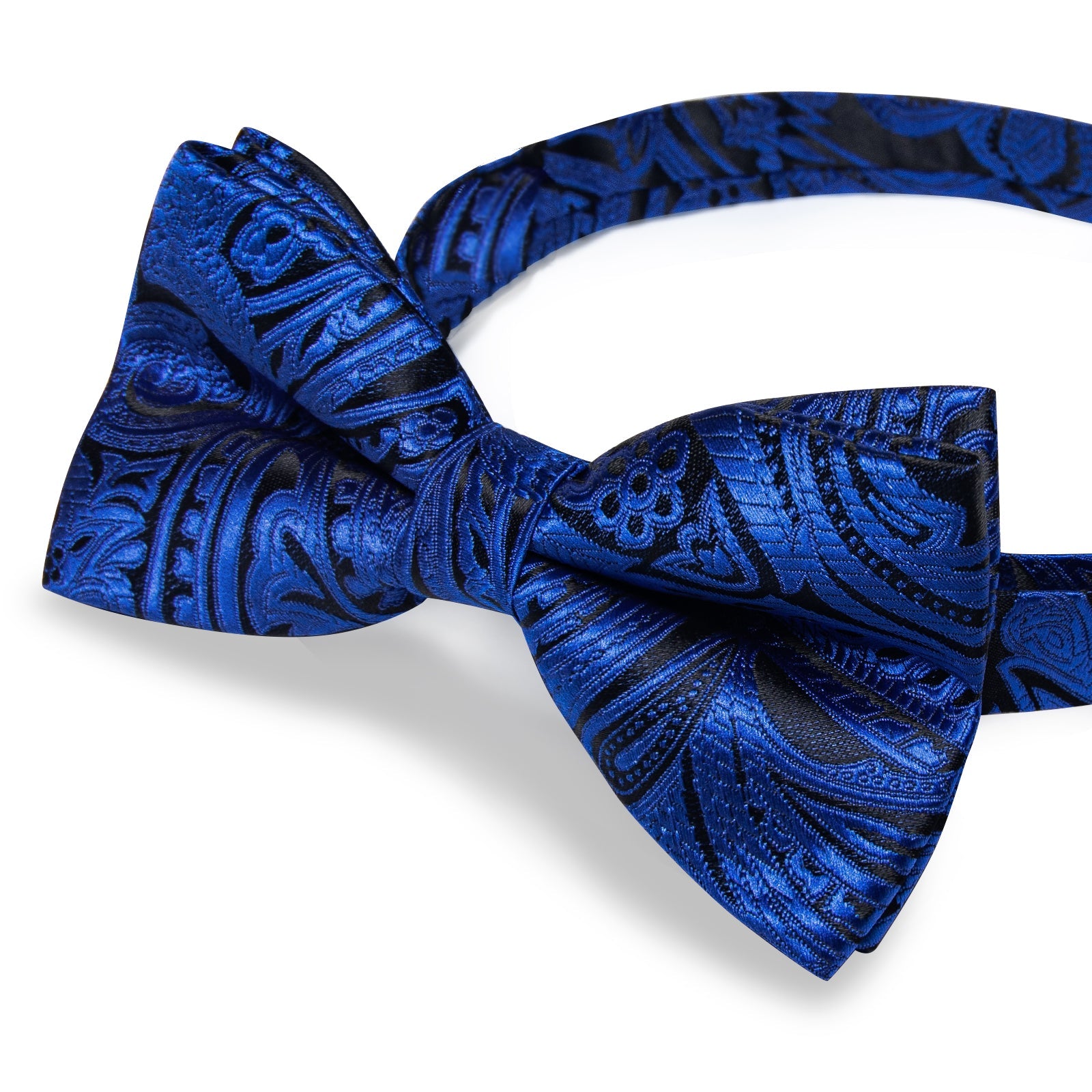GentCrest Black Paisley Bowtie Set - Image 5