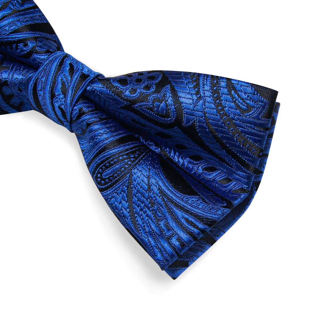 GentCrest Black Paisley Bowtie Set - Image 6