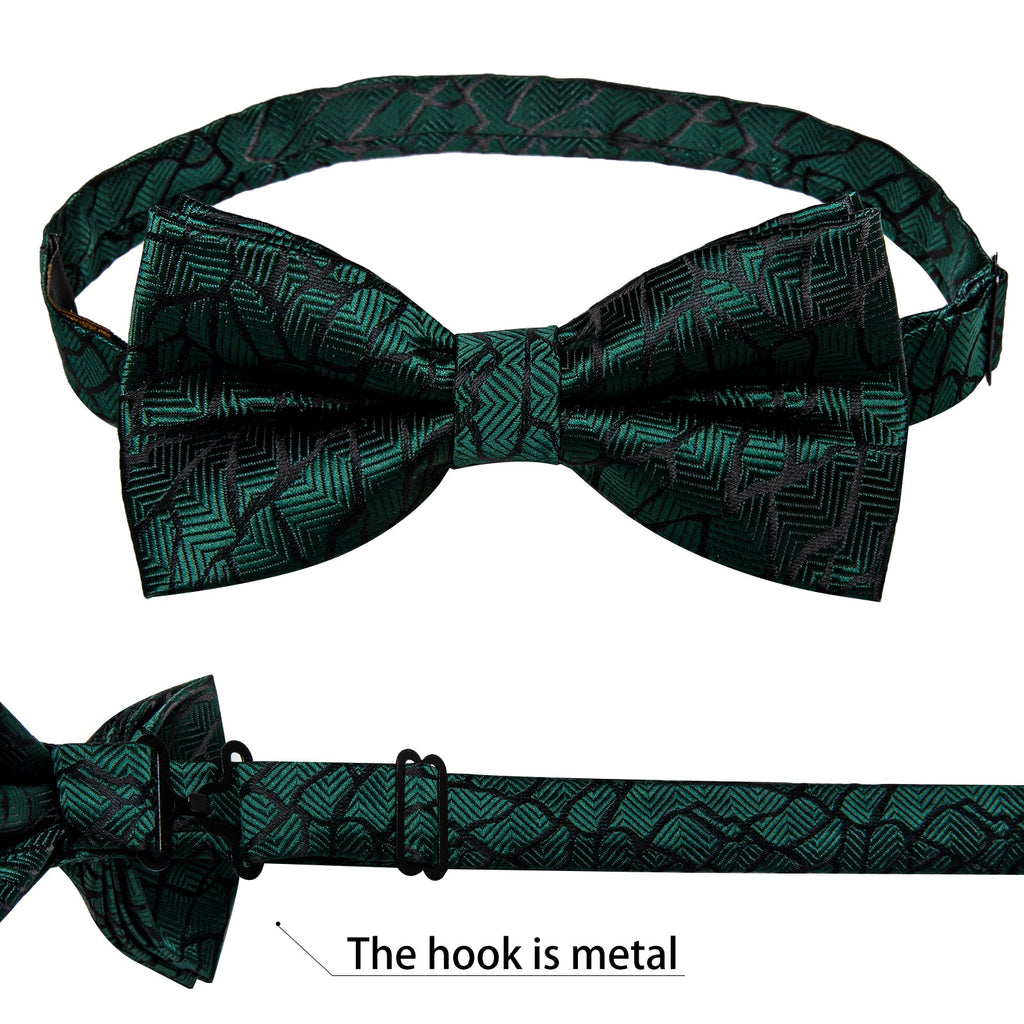 GentCrest Black Striped Bowtie Set - Image 5
