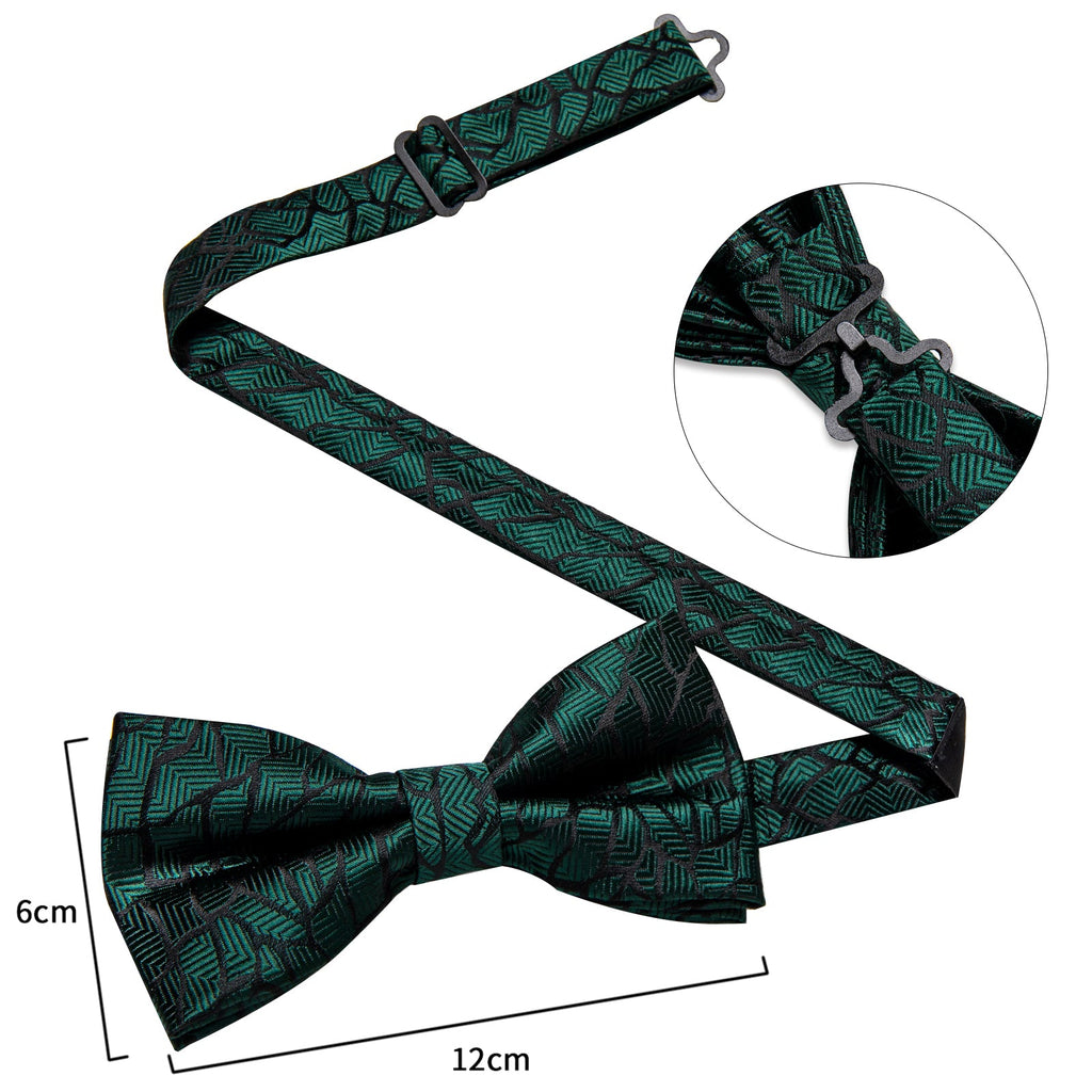 GentCrest Black Striped Bowtie Set - Image 7