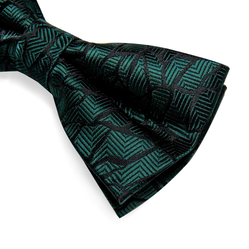 GentCrest Black Striped Bowtie Set - Image 9