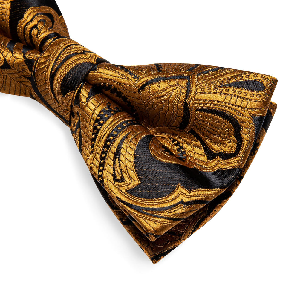 GentCrest Black Floral Bowtie Set - Image 9