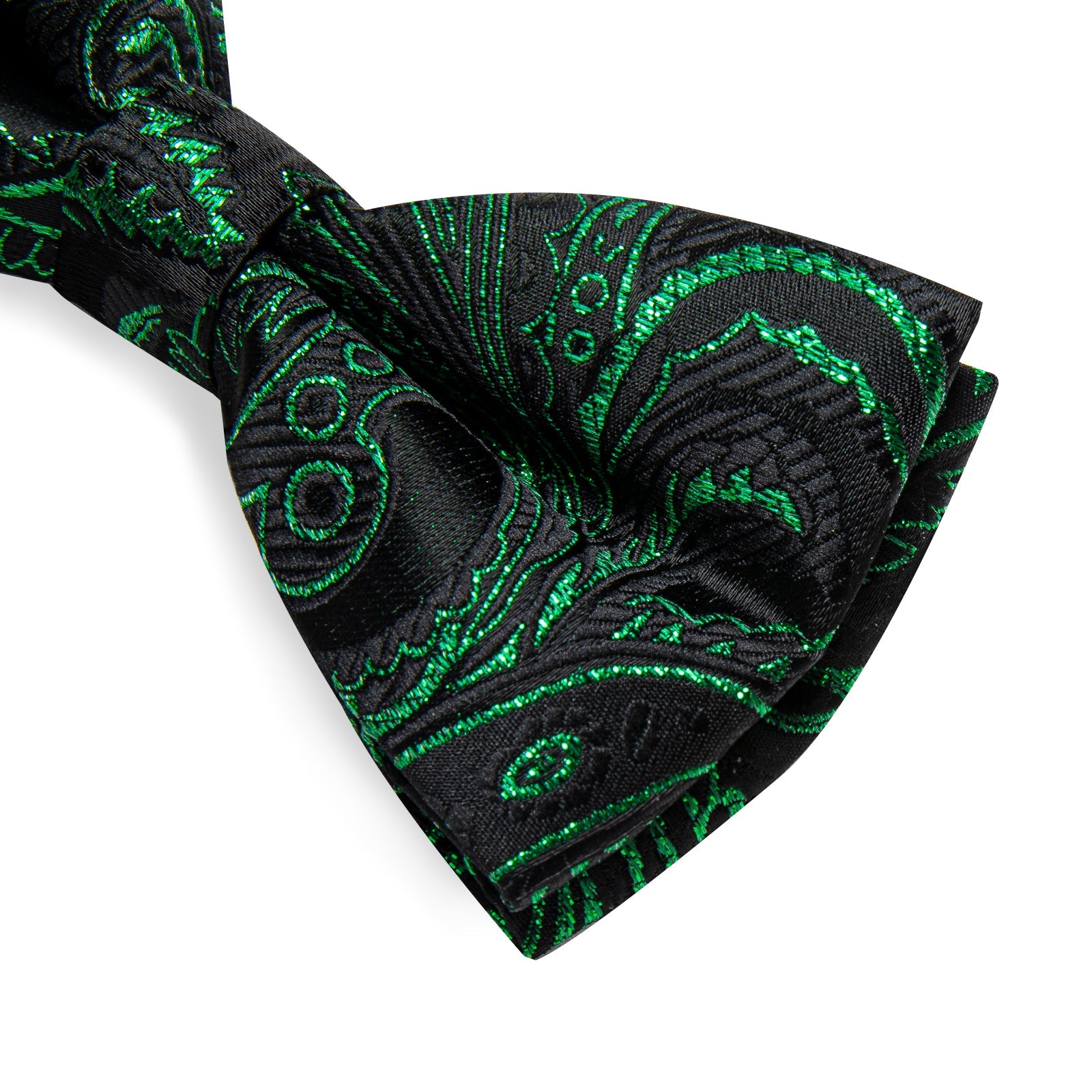 GentCrest Black Paisley Bowtie Set - Image 9