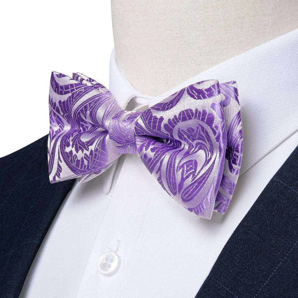 GentCrest Blue Paisley Bowtie Set - Image 2