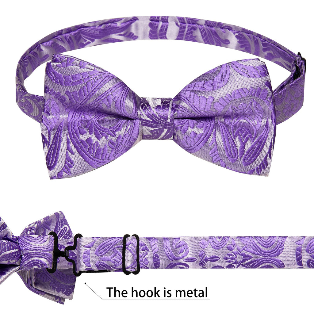 GentCrest Blue Paisley Bowtie Set - Image 6