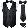 GentCrest Black Paisley Vest Set - Image 1